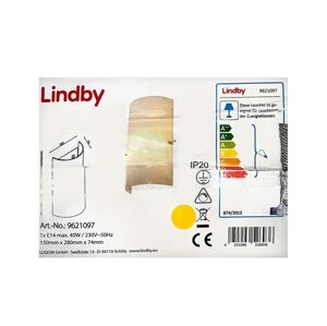 Lindby Lindby - Nástenné svietidlo TULI 1xE14/40W/230V