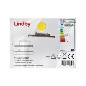 Lindby Lindby - Obrazové svietidlo JOELY 4xE14/40W/230V