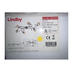 Lindby Lindby - Prisadený luster YANNIE 6xE14/4,5W/230V