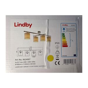 Lindby Lindby - Prisadený luster ZALIA 4xE27/60W/230V