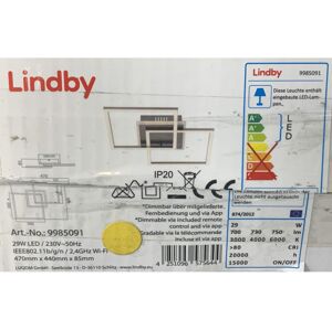 Lindby Lindby - Stmievateľné LED stropné svietidlo CLEAS LED/29W/230V + DO