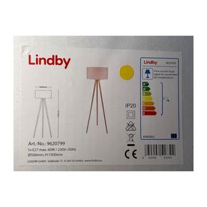 Lindby Lindby - Stojací lampa CHARLIA 1xE27/60W/230V
