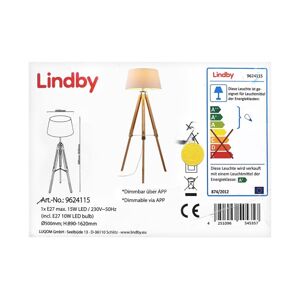 Lindby Lindby - Stojacia lampa ALESSA 1xE27/10W/230V