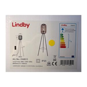 Lindby Lindby - Stojacia lampa MARLY 1xE27/40W/230V