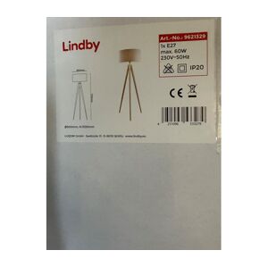 Lindby Lindby - Stojacia lampa MYA 1xE27/60W/230V