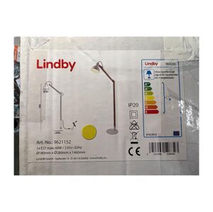 Lindby Lindby - Stojacia lampa Shivanja 1xE27/60W/230V