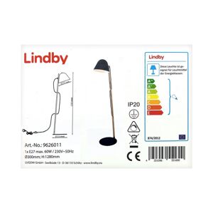 Lindby Lindby - Stojacia lampa TETJA 1xE27/60W/230V