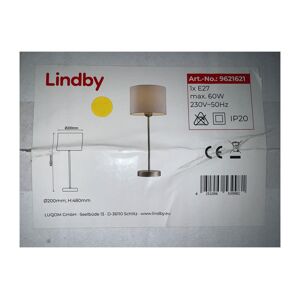 Lindby Lindby - Stolná lampa ANNATINA 1xE27/60W/230V