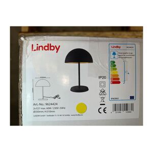 Lindby Lindby - Stolná lampa IDALENE 2xE27/60W/230V