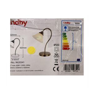 Lindby Lindby - Stolná lampa MIALINA 1xE27/60W/230V