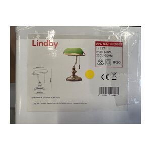 Lindby Lindby - Stolná lampa MILENKA 1xE27/60W/230V