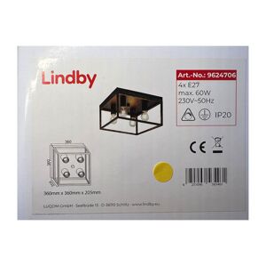 Lindby Lindby - Stropné svietidlo LEJUS 4xE27/60W/230V