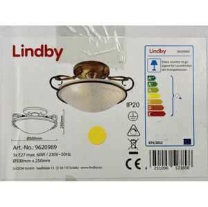 Lindby Lindby - Stropné svietidlo RANDO 3xE27/60W/230V
