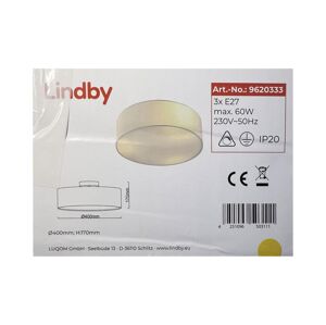 Lindby Lindby - Stropné svietidlo SEBATIN 3xE27/60W/230V