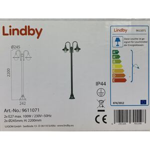 Lindby Lindby - Vonkajšia lampa 2xE27/100W/230 IP44