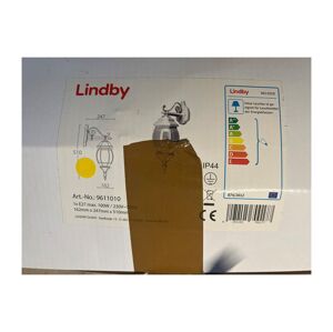 Lindby Lindby - Vonkajšia nástenná lampa THEODOR 1xE27/100W/230V IP44