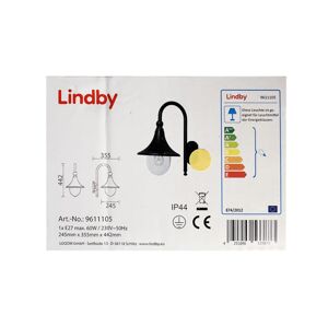 Lindby Lindby - Vonkajšie nástenné svietidlo DAPHNE 1xE27/60W/230V IP44