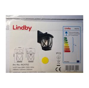 Lindby Lindby - Vonkajšie nástenné svietidlo FRITZA 1xE27/60W/230V IP23