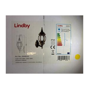 Lindby Lindby - Vonkajšie nástenné svietidlo NADESHA 1xE27/60W/230V IP44