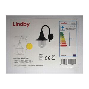 Lindby Lindby - Vonkajšie nástenné svietidlo NALEVI 1xE27/60W/230V IP44
