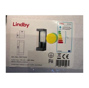 Lindby Lindby - Vonkajšie nástenné svietidlo TILIAN 1xE27/15W/230V IP44
