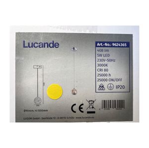 Lucande Lucande - LED Luster na lanku HAYLEY LED/5W/230V