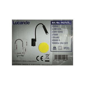 Lucande Lucande - LED Nástenná lampa ANAELLA LED/4,5W/230V