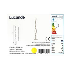 Lucande Lucande - LED Stmievateľná stojacia lampa MAIRA LED/32W/230V