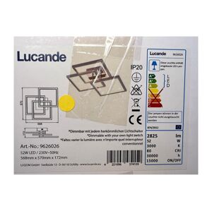 Lucande Lucande - LED Stmievateľné stropné svietidlo AVILARA LED/52W/230V