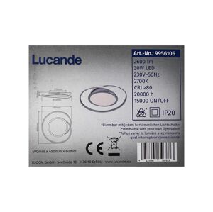 Lucande Lucande - LED Stmievateľné stropné svietidlo NOUD LED/30W/230V