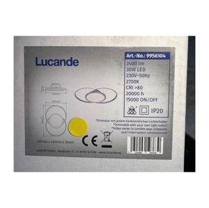 Lucande Lucande - LED Stmievateľné stropné svietidlo SENNE LED/30W/230V