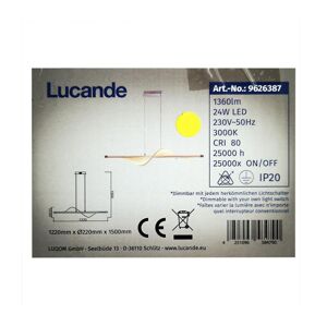 Lucande Lucande - LED Stmievateľný luster na lanku EDANO LED/29W/230V