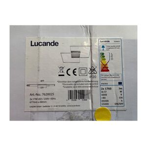 Lucande Lucande - LED Stropné svietidlo MIRAS 2xLED/17W/230V