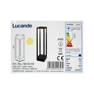 Lucande Lucande - LED Vonkajšia lampa CARLOTA LED/15W/230V IP65