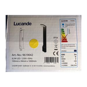 Lucande Lucande - LED Vonkajšia lampa NEVIO LED/8,5W/230V IP54