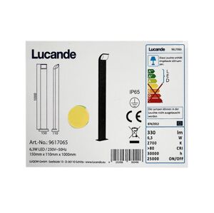 Lucande Lucande - LED Vonkajšia lampa TINNA LED/6,3W/230V IP65