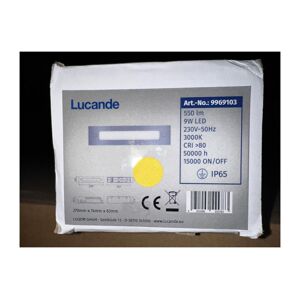 Lucande Lucande - LED Vonkajšie zabudované svietidlo RONI LED/9W/230V IP65