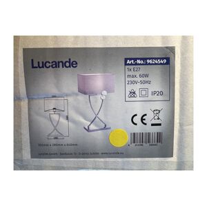 Lucande Lucande - Stolná lampa EVAINE 1xE27/60W/230V