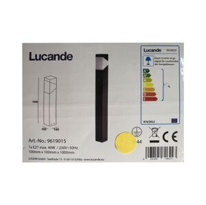Lucande Lucande - Vonkajšia lampa KARIN 1xE27/9W/230V IP44