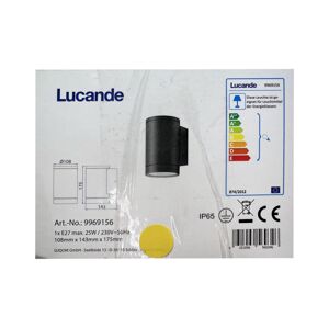 Lucande Lucande - Vonkajšie nástenné svietidlo THOMKE 1xE27/25W/230V IP65