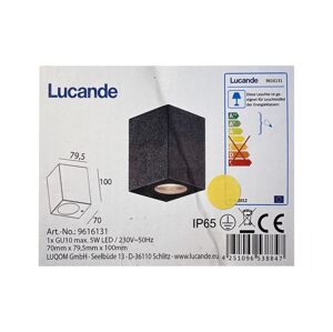 Lucande Lucande - Vonkajšie nástenné svietidlo XAVA 1xGU10/5W/230V