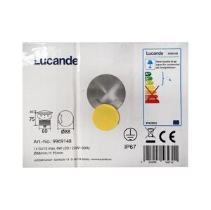 Lucande Lucande - Vonkajšie zápustné svietidlo MILARA 1xGU10/6W/230V IP67