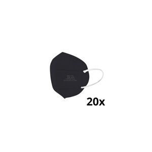 Mask One respirátor detská veľkosť FFP2 NR - CE 0370 čierna 20ks