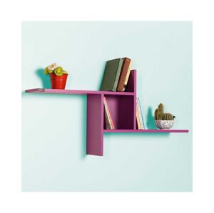 Adore Furniture Nástenná polica 50x100 cm fialová
