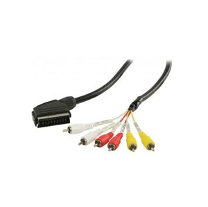 VLVP31160B20 - SCART kábel 6x zástrčka čierna