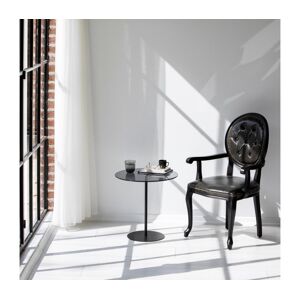 Odkladací stolík CHILL 50x50 cm čierna