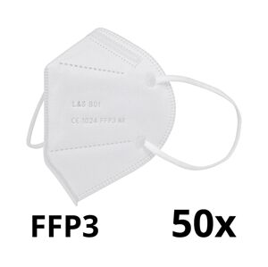 Respirátor FFP3 NR L&S B01 - 5 vrstiev - 99,87% účinnosť 50ks