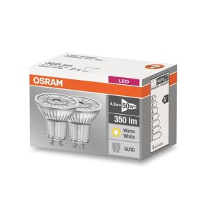 Osram SADA 2x LED Žiarovka BASE GU10/4,3W/230V 2700K