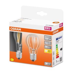 Osram SADA 2x LED Žiarovka VINTAGE A60 E14/11W/230V 2700K - Osram