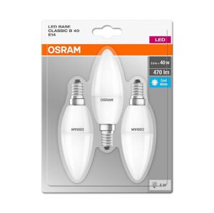 Osram SADA 3x LED Žiarovka BASE B40 E14/5W/230V 4000K